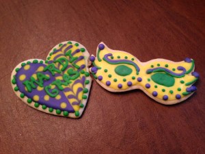 mardi gras cookies